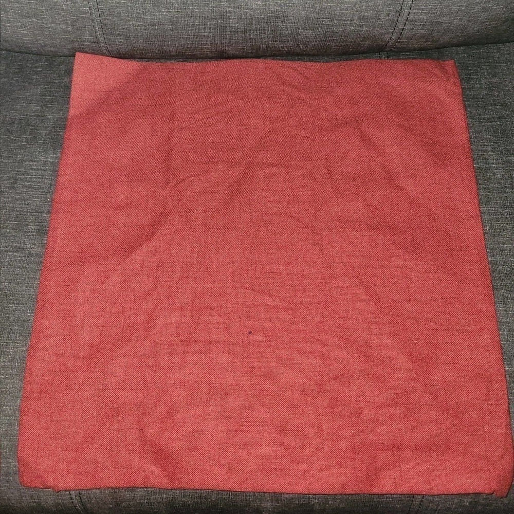 Pillow case cover red decorative